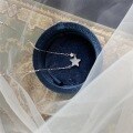 wholesale S925 Sterling Silver Star Shell Necklace for Women, Minimalist and Unique Small Design Sense Collarbone Chain, Versatile Accessory-0-2