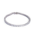 wholesale S925 Sterling Silver Zircon High-End Full Diamond Bracelet for Women, Luxurious Minimalist INS Niche Design Sparkling Row Diamond Jewelry-0-4