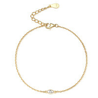 wholesale S925 Sterling Silver Waterdrop Pendant Bracelet, Fashion Minimalist Niche Design Trendy Versatile Daily Wear Christmas Gift-Gold 925 silver