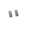 wholesale Metal: 925 Silver Letter Rectangle Geometric Earrings Ear Clasps Simple Versatile Commuting Ins Ear Accessories-0-4