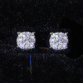 wholesale 9/10/14/18k Gold Luxurious Group-Set Micro-Paved Diamond Earrings with High-End Elegance and Multiple Wearing Styles, Cultured Diamond Studs-0-1