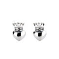 wholesale S925 Sterling Silver Retro Love Crown Stud Earrings, Ins Style, Versatile European and American Fashion, Thai Silver Earrings for Women-0-4