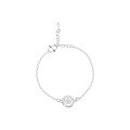 wholesale S925 Silver Smiley Pendant Bracelet for Women, Cute Smiling Face Expression, Japanese and Korean Anklet Gift Wholesale from Manufacturers-0-3