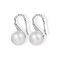 wholesale S925 Sterling Silver Shell Pearl Earrings Light Luxury Versatile Ear Clips Small Design Sense Ins Earrings for Women-0-9