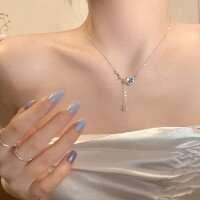 wholesale S925 Sterling Silver Planet Four-Pointed Star Necklace for Women, Minimalist Design, Small Luxury Collarbone Chain, Elegant Necklace Accessory-Planet Four-Pointed Star Bracelet/Approx. 2.4g&gt;SL009170