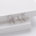 wholesale 925 Sterling Silver Floral Ear Cuff For Women-0-3
