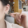 wholesale S925 Silver Fashion Korean Minimalist Irregular Teardrop Drop Creative Niche Design Earrings Ear Clips-0-2
