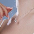 wholesale S925 Sterling Silver INS Style Viral Pendant Necklace for Women, High-End Conch Shell Design, Niche Luxury Collarbone Chain-0-1