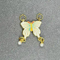 wholesale S925 Metal Ancient Style Silver Enamel Butterfly Pendant Tiliu Bracelet Necklace DIY Crystal Bead Jewelry Accessories-0-5