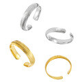 wholesale S925 Sterling Silver 900 Carved Frosted Multi-Wave Ring for Women, High-End Sense, Small and Unique, Ins Sparkling Crystal Silver Plain Band-0-1
