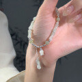 wholesale S925 Sterling Silver Chinese-style Fresh and Delicate Lily of the Valley Tianshan Ice Jade Bamboo Joint Bracelet Jewelry S6719-0-2