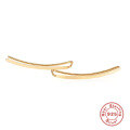 wholesale S925 Sterling Silver INS Minimalist Line Ear Hook Earrings,。-0-5