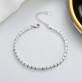 wholesale S925 Sterling Silver Removable Interlocking Small Cube Bracelet, Korean Style Exquisite Internet-Famous Design Women's Jewelry-0-0
