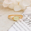 wholesale S925 silver plated 14K gold, French vintage style grape stone ring-0-2