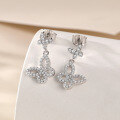 wholesale S925 silver pure silver butterfly earringsAmazon bestseller-0-2