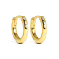 wholesale S925 Sterling Silver Micro-Inlaid Zirconia Circle Hoop Ear Clasp Geometric Fashion Retro Trendy Earrings-0-6