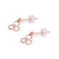 wholesale 18K Gold au750 Earrings Diamond Stud Earrings 9K 14K Rose Gold Earrings Moissanite Direct Factory Wholesale-0-3