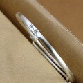 wholesale 999 Silver Retro Chinese Style Inspirational Push-Pull Bangle for Women, Pure Silver Literary Youth Student Bracelet-0-1