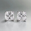 wholesale S925 Sterling Silver 9*9mm Wide Square High-Carbon Diamond Stud Earrings for Women, Hot Selling Style on AliExpress-0-0