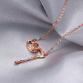 wholesale S925 silver electroplated source factory new Korean style fashionable women's chain necklace wholesale-0-4