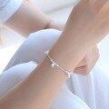 wholesale S925 Sterling Silver Fashion Korean Style Minimalist Cute Three Bells Anklet, Versatile Elegant Bracelet Wholesale Jewelry-0-3