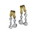 wholesale S925 Sterling Silver New Bubble Diamond Stud Earrings with Tassels, Premium and Versatile for an Elegant Look-0-4