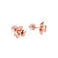 wholesale 14K rose gold Au750 diamond earrings, 9K gold Moissanite jewelry, 18K white gold clover earrings-0-3