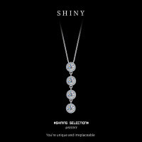 Metal Cross-Border Live Sale Hit: Princess Full-Diamond Moissanite Bracelet & Adjustable Necklace Wholesale-S925 sterling silver with 4 30-point moissanite diamonds