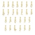 wholesale S925 Sterling Silver Cross-Border Fashionable Zircon Pendant Necklace with 26 Letters-0-4