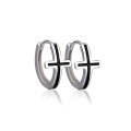 wholesale 925 Sterling Silver Vintage Cross Drop Earrings Women's Fashionable Retro Hoop Earrings for Style Elegant Ear Jewelry-0-4