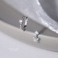wholesale 925 Sterling Silver French-Style Ultra-Sparkling Zircon Butterfly Ear Studs for Women, Luxurious and Versatile Commuter Earrings Wholesale-0-1