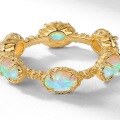 wholesale S925 Sterling Silver Gold-Plated Japanese Light Luxury Minimalist Geometric Opal Ring for Women, Unique Niche Ring Band Manufacturer Wholesale-0-3