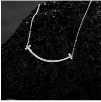 S925 Silver Minimalist Cross Pendant Necklace Wholesale Women's Trendy-YSF-5100K 925 Silver