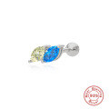 wholesale S925 Sterling Silver Diamond-Studded Cartilage Earring,-0-8