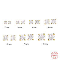 wholesale S925 Sterling Silver，INS。-Gold-2mm