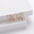 wholesale 925 Sterling Silver Floral Ear Cuff For Women-0-2