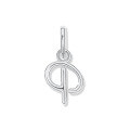 wholesale 925 Sterling Silver Irregular English Letter Pendant Ins Necklace For Women-0-46