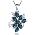 wholesale S925 silver jewelry with a design aesthetic, topaz pendant,,-0-3