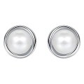 wholesale S925 Sterling Silver New Fashionable and Popular Natural Freshwater Pearl Earrings, Niche Design, Wholesale from Manufacturer-0-4