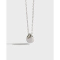 wholesale S925 Sterling Silver HXL205 Korean Version Minimalist Waterdrop-shaped Mini Student Necklace Accessory-0-0