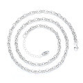 wholesale S925 Sterling Silver Splice-style Minimalist English Engraved Small Circle Unisex Necklace, Individualistic Hip-hop Punk Style-0-4