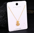Sterling Silver Gilded Diamond-Cross Pikaxiou Pendant Necklace-0-28