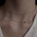 wholesale 925 Sterling Silver Vintage Style Bubble Crystal Pendant Choker Necklace for Women, Minimalist and Elegant Design-0-4