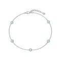 wholesale S925 Sterling Silver Light Luxury INS Style Women's Bracelet with High-End Mobius Symbol Design and Zircon Opal Gemstone Accessories-0-10