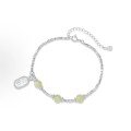 wholesale 925 Sterling Silver Peace And Hetian Jade Bracelet For Women-0-0