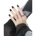 wholesale S925 Sterling Silver Minimalist Stackable Plain Ring for Women, Indie Design, Ins-0-3