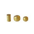 wholesale S925 ancient method gold accessories, five strands with spacer beads, barrel beads, engraved "road to road" beads, old-style beads for DIY handmade stringing and braiding-0-4