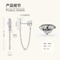 S925 Sterling Silver Minimalist Dual-Wear Ear Studs, Ins Style-0-22