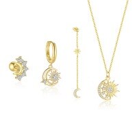 wholesale S925 Sterling Silver-Single four-piece set 925 silver