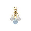 wholesale S925 Silver Plated 14k Gold Blue Quartz Stone Japanese Retro Spring Ear Climbers-0-4